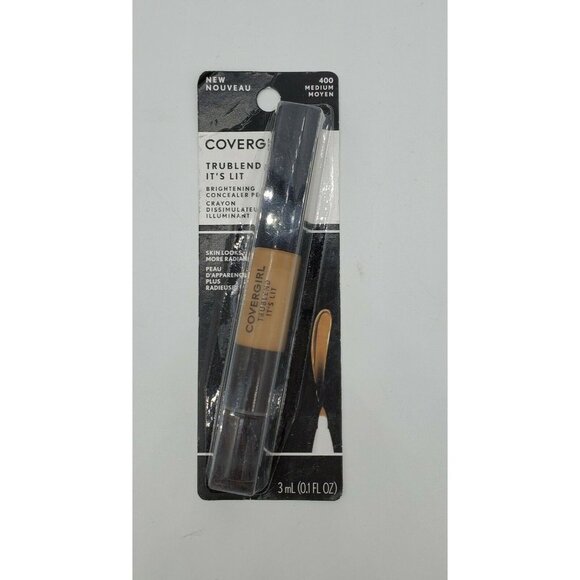 COVERGIRL TRUBLEND IT'S LIT BRIGHTENING CONCEALER PEN ~ #400 MEDIUM‎ - NEW - Picture 1 of 4